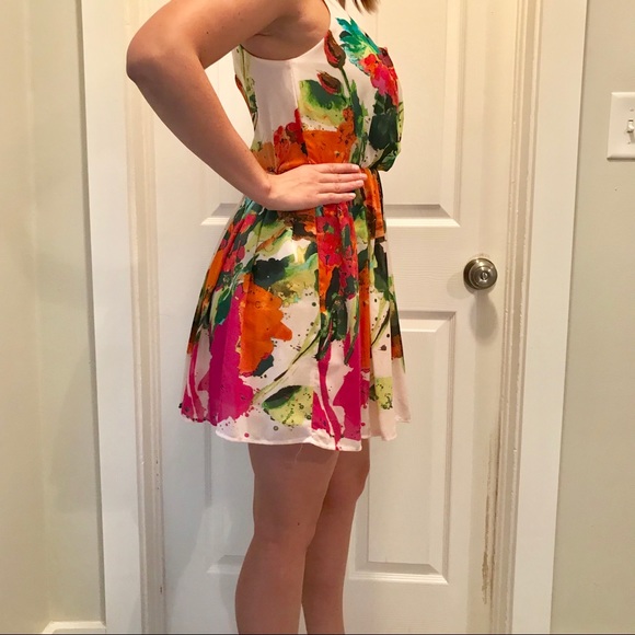 NWT Blush Floral Dress - Picture 6 of 7